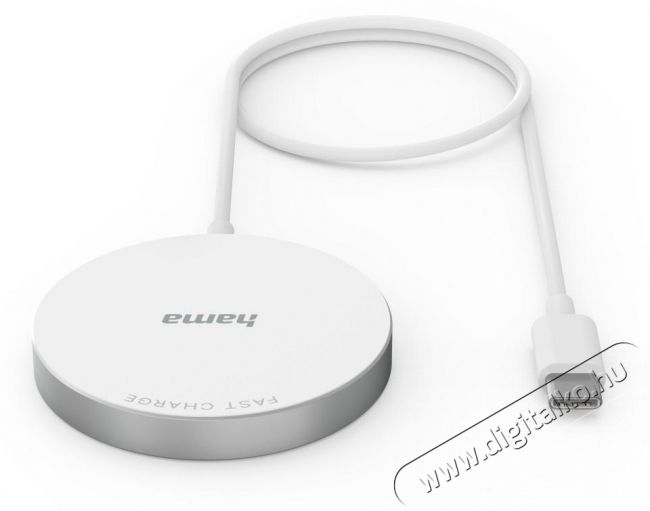 Hama VEZ. NÉLK.TÖLT. MAGCHARGE 15W,FEHÉR (201672) Mobil / Kommunikáció / Smart - Mobiltelefon kiegészítő / tok - Hálózati-, autós töltő - 494533