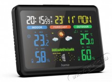 Hama Color Weather Station, black (185861) Háztartás / Otthon / Kültér - Okos otthon - Smart időjárás állomás - 492982
