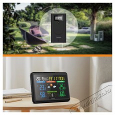 Hama Color Weather Station, black (185861) Háztartás / Otthon / Kültér - Okos otthon - Smart időjárás állomás - 492982