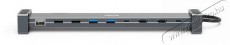 Hama Connect2Office Basic USB-C Docking Station, Removable Feet, 9 Ports (200145) Iroda &eacute;s sz&aacute;m&iacute;t&aacute;stechnika - Notebook kieg&eacute;sz&iacute;tő - USB hub / eloszt&oacute; - 493574