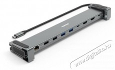 Hama Connect2Office Basic USB-C Docking Station, Removable Feet, 9 Ports (200145) Iroda &eacute;s sz&aacute;m&iacute;t&aacute;stechnika - Notebook kieg&eacute;sz&iacute;tő - USB hub / eloszt&oacute; - 493574