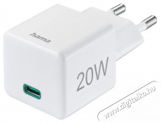 Hama FIC E3 univ. hálózati usb type-c töltő mini PD,QC, feh. 20W (201650) Akkuk és töltők - Li-ion akkumulátor és töltő (gyári) - Töltő / hálózati adapter - 493684