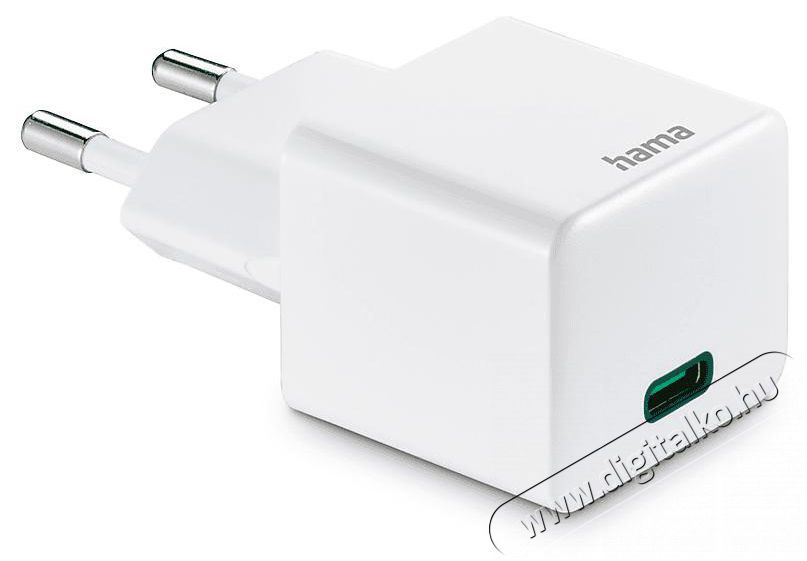 Hama FIC E3 univ. hálózati usb type-c töltő mini PD,QC, feh. 20W (201650) Akkuk és töltők - Li-ion akkumulátor és töltő (gyári) - Töltő / hálózati adapter - 493684