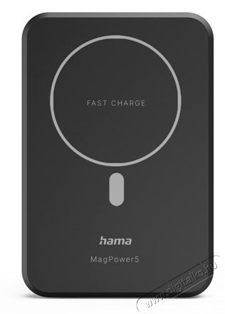 Hama UNIV. KÜLSŐ AKKU.MAGPOWER 5000MAH (201695) Mobil / Kommunikáció / Smart - Powerbank / Külső akkumulátor és töltő - 494024