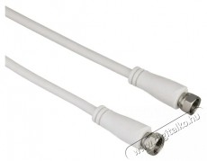 Hama 122435 ST 90dB F-csatlakozós duplán árnyékolt 3,0m antenna kábel Tv kiegészítők - Kábel / csatlakozó - Koax antenna kábel - 416851