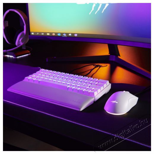 Hama GAMING URAGE EXODUS 760TKL MECH.MINI BILL.,RGB, RED SWITCH, FEHÉR (13217829) Iroda és számítástechnika - Billentyűzet / billentyűzet szett - Vezetékes - 495322