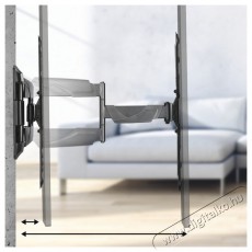 Hama TV Wall Bracket, Swivel, Tilt, Pull-out, 165 cm (65) up to 35 kg (220828) Tv kiegészítők - Fali tartó / konzol - Fali tv tartó - 499295