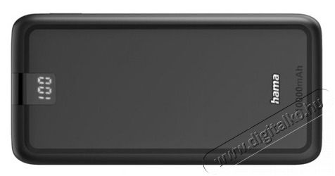 Hama 00201709 10000mAh fekete powerbank Mobil / Kommunik&aacute;ci&oacute; / Smart - Powerbank / K&uuml;lső akkumul&aacute;tor &eacute;s t&ouml;ltő - 499881