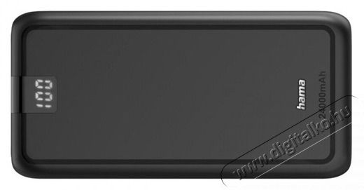 Hama 00201711 24000mAh fekete powerbank Mobil / Kommunik&aacute;ci&oacute; / Smart - Powerbank / K&uuml;lső akkumul&aacute;tor &eacute;s t&ouml;ltő - 499882