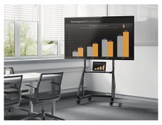 Hama 00220875 1000x600 gurulós TV tartó állvány Tv kiegészítők - Fali tartó / konzol - Tv asztal - 499886
