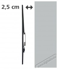 Hama FALITARTÓ FITV, FIX, 600X400, XL, FEKETE (220811) Tv kiegészítők - Fali tartó / konzol - Fali tv tartó - 493985