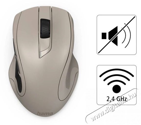 Hama 00173014 MW-800 V2 vezet&eacute;k n&eacute;lk&uuml;li b&eacute;zs eg&eacute;r Iroda &eacute;s sz&aacute;m&iacute;t&aacute;stechnika - Eg&eacute;r - Vezet&eacute;k n&eacute;lk&uuml;li eg&eacute;r - 514785