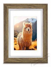 Hama 00193238 Lima 20x30cm olíva műanyag képkeret Háztartás / Otthon / Kültér - Lakásfelszerelés - Képkeret / képtartó - 514562