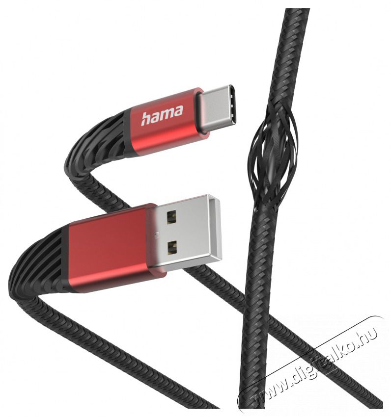 Hama 201540 FIC E3 EXTREME 1,5m Type-C fekete/piros adat- &eacute;s t&ouml;ltők&aacute;bel Tv kieg&eacute;sz&iacute;tők - K&aacute;bel / csatlakoz&oacute; - USB k&aacute;bel - 515940