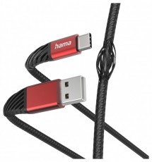 Hama 201540 FIC E3 EXTREME 1,5m Type-C fekete/piros adat- &eacute;s t&ouml;ltők&aacute;bel Tv kieg&eacute;sz&iacute;tők - K&aacute;bel / csatlakoz&oacute; - USB k&aacute;bel - 515940
