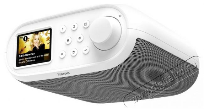 Hama DIR400, fehér Audio-Video / Hifi / Multimédia - Rádió / órás rádió - Asztali rádió - 524851
