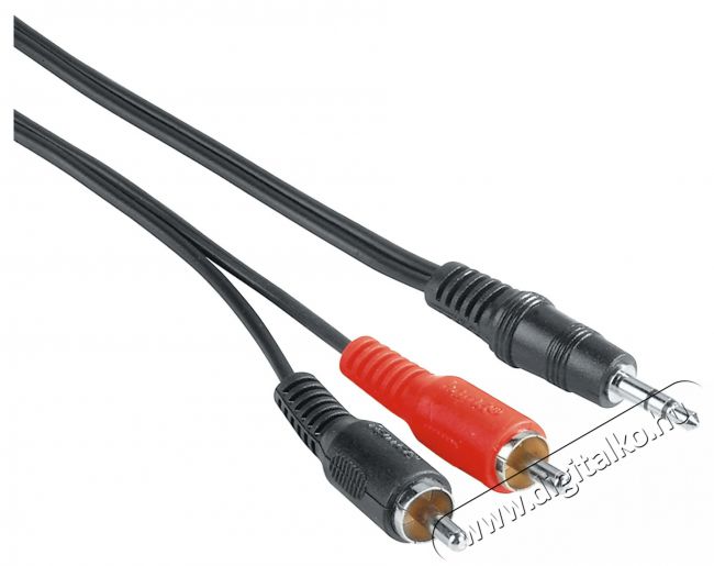 Hama 00205107 25db/csg 5,0m eco 3,5mm jack-2rca összekötőkábel Tv kiegészítők - Kábel / csatlakozó - 3,5mm Jack kábel - 514570