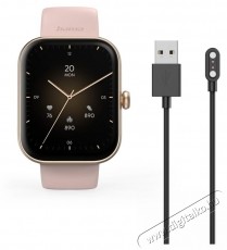 Hama Smartwatch 5000 rózsaarany szögletes okosóra Mobil / Kommunikáció / Smart - Okos eszköz - Okosóra - 514532