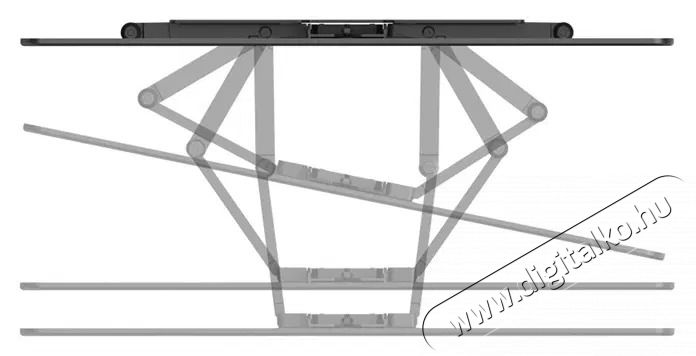 Hama VESA 600&times;400 Ultraslim, mozgathat&oacute; TV tart&oacute; konzol Tv kieg&eacute;sz&iacute;tők - Fali tart&oacute; / konzol - Fali tv tart&oacute; - 531831