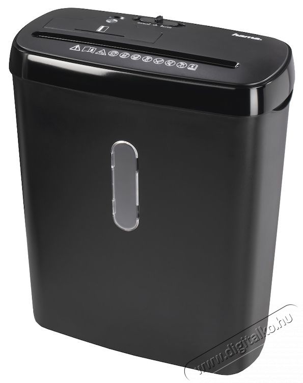 Hama Basic S8CD  iratmegsemmis&iacute;tő, PP-2 biztons&aacute;gi fokozat, T-1 Liter 0,6 l CD, V&aacute;g&aacute;si kapacit&aacute;s 9 lap Iroda &eacute;s sz&aacute;m&iacute;t&aacute;stechnika - Iratmegsemmis&iacute;tő - 533400