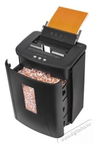 Hama Pr&eacute;mium AutoM120 iratmegsemmis&iacute;tő, E3 P4 T4, 25L, fekete Iroda &eacute;s sz&aacute;m&iacute;t&aacute;stechnika - Iratmegsemmis&iacute;tő - 533401