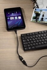 Hama Adapter micro USB - USB A aljzat OnTheGo - 78426 Mobil / Kommunikáció / Smart - Tablet / E-book kiegészítő, tok - Kábel - 259519