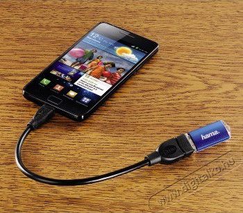 Hama Adapter micro USB - USB A aljzat OnTheGo - 78426 Mobil / Kommunikáció / Smart - Tablet / E-book kiegészítő, tok - Kábel
