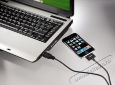 Hama Adatkábel USB Apple iPhone 3G, 3GS, 4, 4S, iPod 1,5m, fekete - 93577 Mobil / Kommunikáció / Smart - Mobiltelefon kiegészítő / tok - Kábel / átalakító - 259526