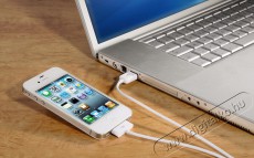 Hama Adatkábel USB Apple iPhone 3G, 3GS, 4, 4S, iPod, fehér - 115099 Mobil / Kommunikáció / Smart - Mobiltelefon kiegészítő / tok - Kábel / átalakító - 259527