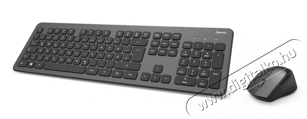 Hama KMW-700 billentyűzet és optikai egér szett - antracit - 182677 Iroda és számítástechnika - Billentyűzet / billentyűzet szett - Vezeték nélküli - 370354