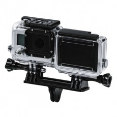 Hama dual tartó GoPro-hoz (4443) Fényképezőgép / kamera - Sport kamera tartozékok - Állvány / monopod - 310632