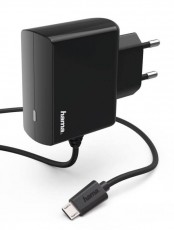 Hama hálózati töltő micro USB-vel 2.4A - fekete - 183247 Mobil / Kommunikáció / Smart - Mobiltelefon kiegészítő / tok - Hálózati-, autós töltő - 370994