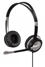 Hama HS-35 PC headset fejhallgató, fekete - 53993 Audio-Video / Hifi / Multimédia - Fül és Fejhallgatók - Fejhallgató mikrofonnal / headset - 297523