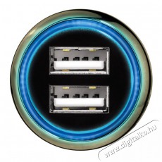 Hama Szivargyújtó adapter USB Dual 3100 mAh - 14128 Autóhifi / Autó felszerelés - Autós töltő / szivargyújtó adapter - 259648