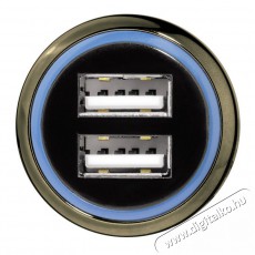 Hama Szivargyújtó adapter USB Dual 3100 mAh - 14128 Autóhifi / Autó felszerelés - Autós töltő / szivargyújtó adapter - 259648