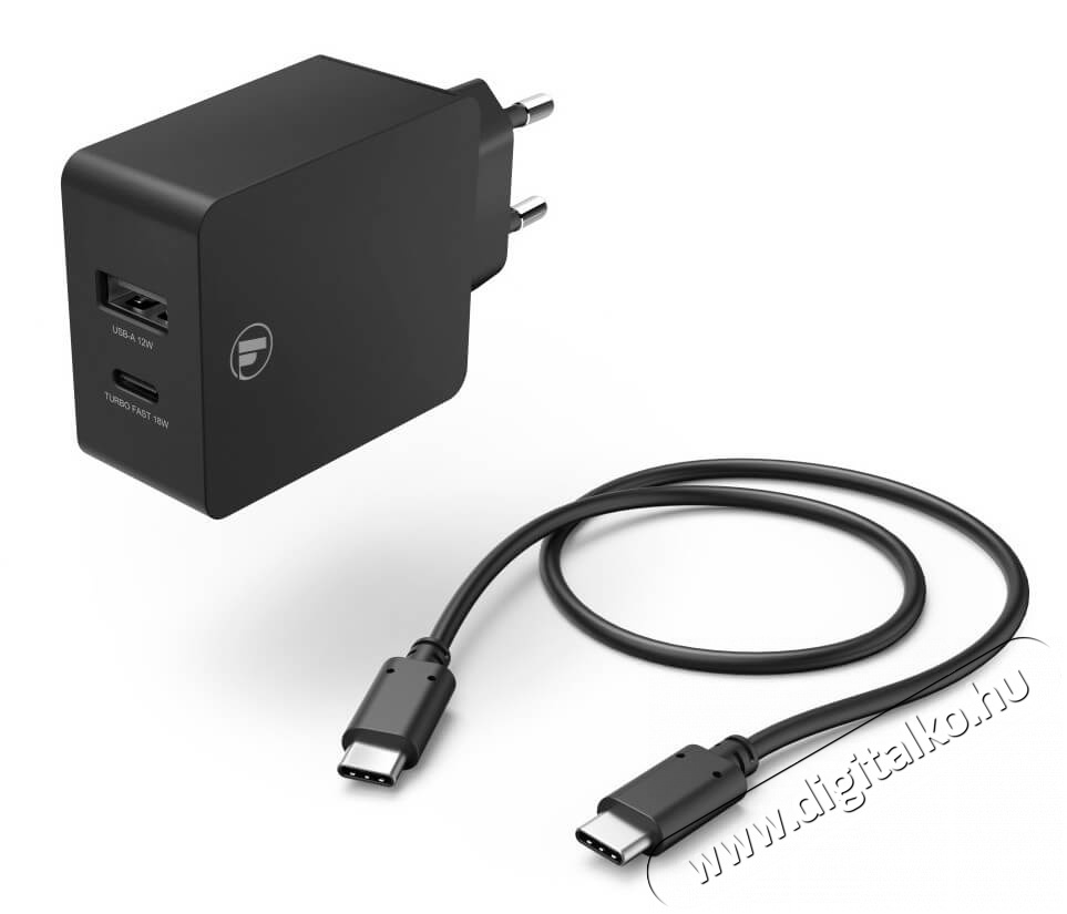 Hama univerzális hálózati USB és TYPE-C töltő szett 1 méteres kábellel 30W - 210521 Mobil / Kommunikáció / Smart - Mobiltelefon kiegészítő / tok - Hálózati-, autós töltő - 371028