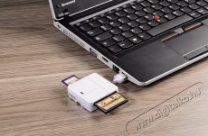 Hama Univerzális kártyaolvasó USB 2.0 All in One fehér - 94125 Memória kártya / Pendrive - Kártya olvasó - 258362