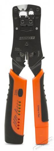 HANDY 10178 - Krimpelő fogó kábeltesztelővel Háztartás / Otthon / Kültér - Szerszám - Egyéb szerszám - 394188