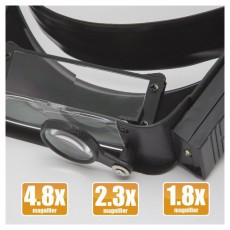 HANDY 10793 LED-es Fejpántos nagyító Távcsövek / Optika - Nagyító - Fejre helyezhető nagyító - 394275