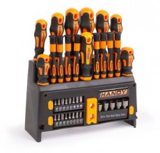 HANDY 10741 csavarhúzó készlet 39db Háztartás / Otthon / Kültér - Szerszám - Csavarhúzó / kulcs / fúró / szerszám készlet - 465747