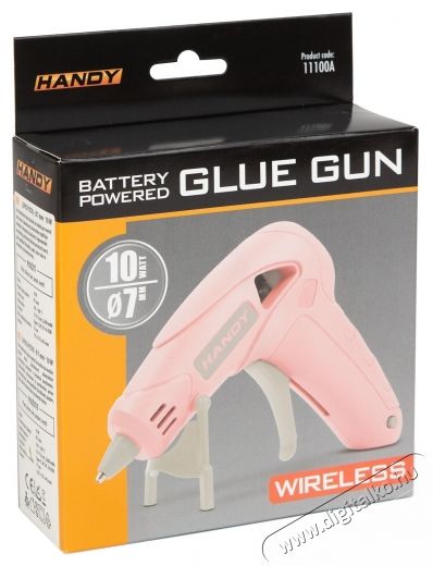 HANDY 11100A akkumul&aacute;toros Type-C 7mm 10W babar&oacute;zsasz&iacute;n ragaszt&oacute;pisztoly H&aacute;ztart&aacute;s / Otthon / K&uuml;lt&eacute;r - Szersz&aacute;m - Egy&eacute;b szersz&aacute;m - 507646
