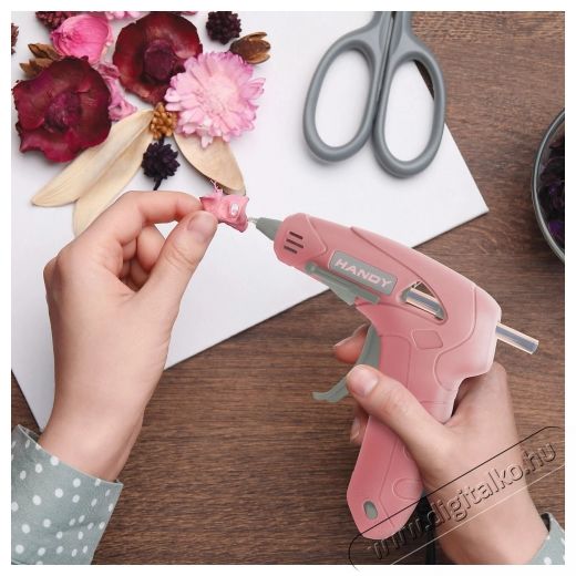 HANDY 11100A akkumul&aacute;toros Type-C 7mm 10W babar&oacute;zsasz&iacute;n ragaszt&oacute;pisztoly H&aacute;ztart&aacute;s / Otthon / K&uuml;lt&eacute;r - Szersz&aacute;m - Egy&eacute;b szersz&aacute;m - 507646