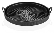 HANE TOO összecsukható kerek szilikon forma forrólevegős sütőhöz 21cm átmérő, szürke, fekete vagy piros színű SL-3252 Konyhai termékek - Egyéb / Konyhai kiegészítő - 503114