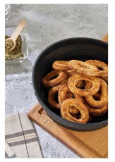 HANE TOO összecsukható kerek szilikon forma forrólevegős sütőhöz 21cm átmérő, szürke, fekete vagy piros színű SL-3252 Konyhai termékek - Egyéb / Konyhai kiegészítő - 503114