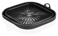 HANE TOO összecsukható négyzetes szilikon forma forrólevegős sütőhöz 21cm*21cm, szürke, fekete vagy piros színű SL-3251 Konyhai termékek - Egyéb / Konyhai kiegészítő - 503113
