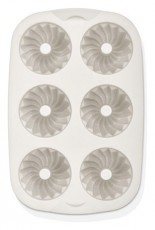 HANE IRIS MIX szilikon muffin sütőforma 6 darabhoz, szürke, fekete vagy piros színű SL-3207 Konyhai termékek - Edény - Sütőtepsi / sütőforma - 507691