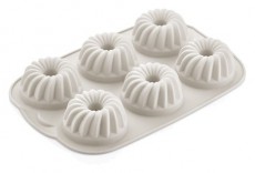 HANE IRIS MIX szilikon muffin sütőforma 6 darabhoz, szürke, fekete vagy piros színű SL-3207 Konyhai termékek - Edény - Sütőtepsi / sütőforma - 507691