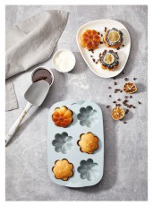 HANE IRIS MIX szilikon muffin sütőforma 6 darabhoz, szürke, fekete vagy piros színű SL-3207 Konyhai termékek - Edény - Sütőtepsi / sütőforma - 507691