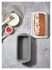 HANE IRIS szilikon keny&eacute;r s&uuml;tőforma, sz&uuml;rke, fekete vagy piros sz&iacute;nű SL-3203 Konyhai term&eacute;kek - Ed&eacute;ny - S&uuml;tőtepsi / s&uuml;tőforma - 507687