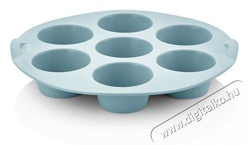 HANE IRIS szilikon kerek muffin s&uuml;tőforma 7 darabhoz, sz&uuml;rke, fekete vagy piros sz&iacute;nű SL-3206 Konyhai term&eacute;kek - Ed&eacute;ny - S&uuml;tőtepsi / s&uuml;tőforma - 507690